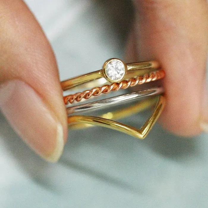 LOULOUROSE Rings Moonlight Bezel Ring