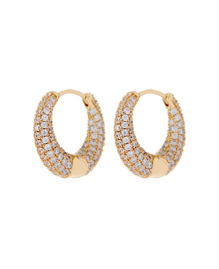 Luv Aj PreStyled Sets Pave Marbella Hoops Gold
