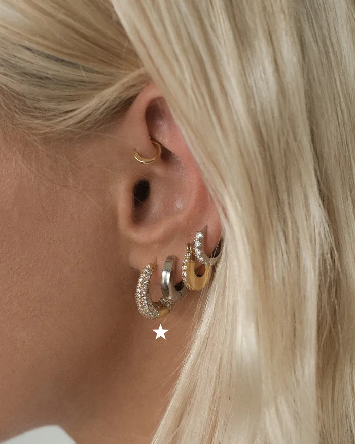 Luv Aj PreStyled Sets Pave Marbella Hoops Gold