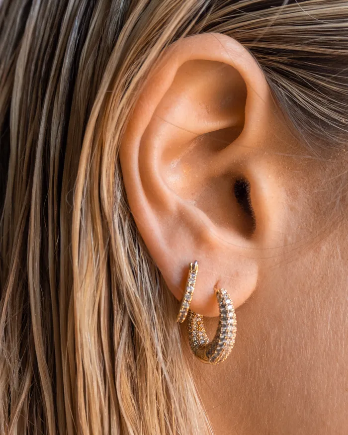 Luv Aj PreStyled Sets Pave Marbella Hoops Gold