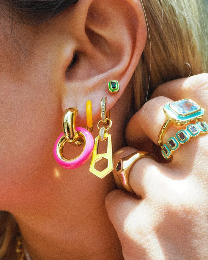 Luv Aj Rings Bezel Statement Ring Turquoise Gold Luv Aj Rings Bezel Statement Ring Turquoise Gold