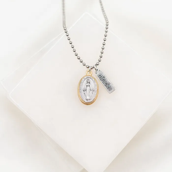 My Saint My Hero Miraculous Bead Ball Necklace Necklaces