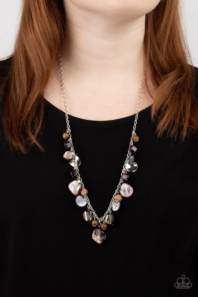 Necklaces All Eyes On U Jewelry Paparazzi Accessories Caribbean Charisma Purple Paparazzi Necklace