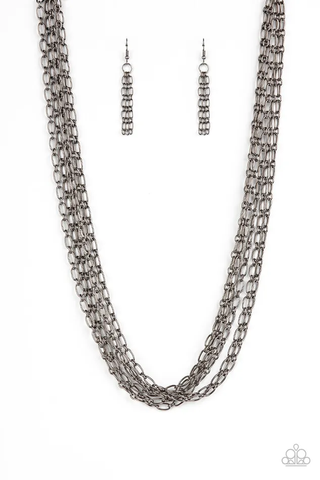 Necklaces All Eyes On U Jewelry Paparazzi Accessories Dynamite Dynamo Black Paparazzi Necklace Necklaces All Eyes On U Jewelry Paparazzi Accessories Dynamite Dynamo Black Paparazzi Necklace