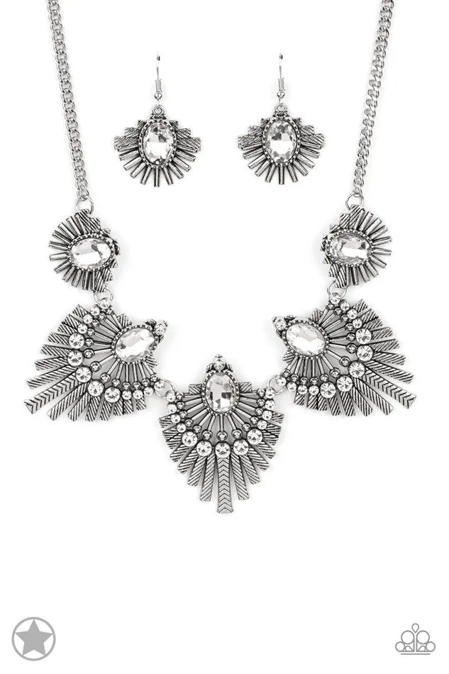 Necklaces All Eyes On U Jewelry Paparazzi Accessories Miss YOUniverse Silver Paparazzi Necklace Necklaces All Eyes On U Jewelry Paparazzi Accessories Miss YOUniverse Silver Paparazzi Necklace