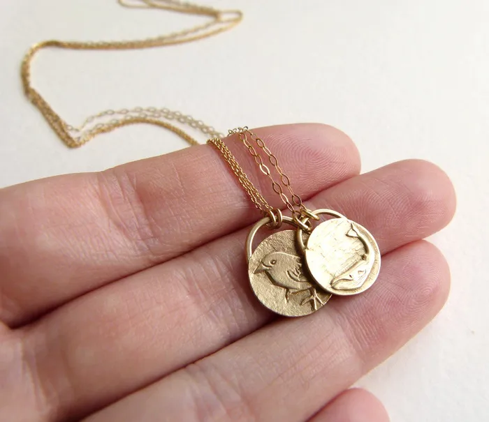 Necklaces Gold Whale Necklace artemer