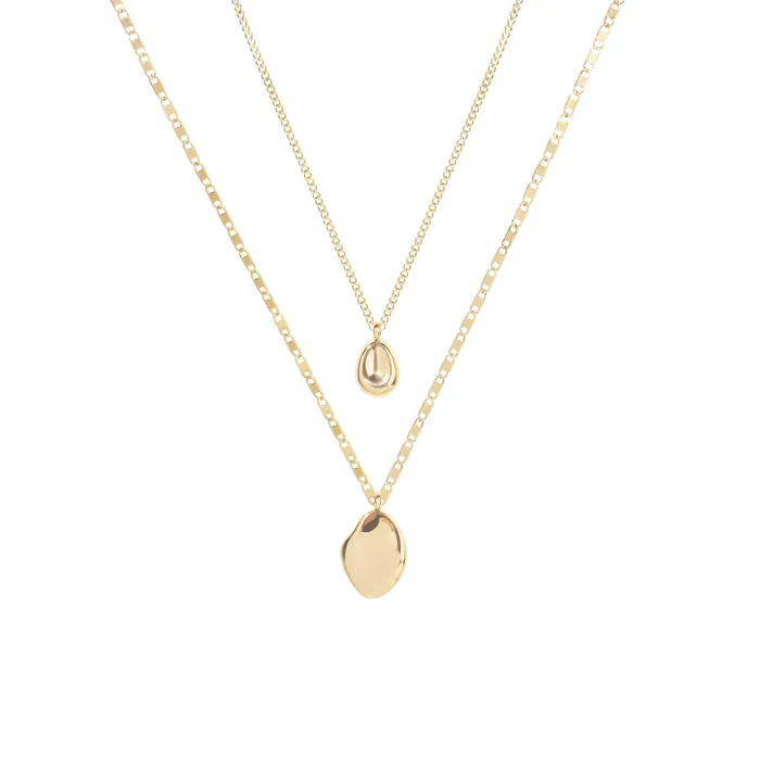 Necklaces Mia Bijoux Duetto Pendant Necklace