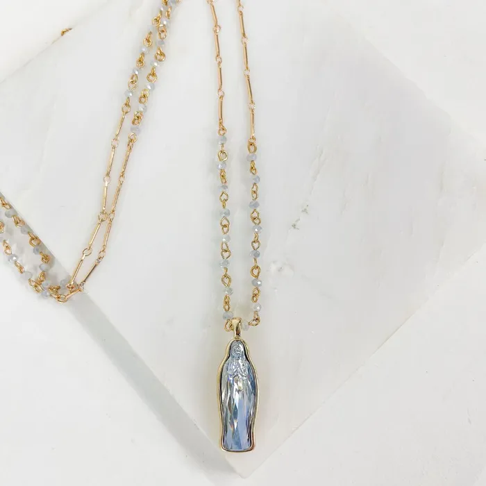 Necklaces My Saint My Hero Queen of the Universe Necklace