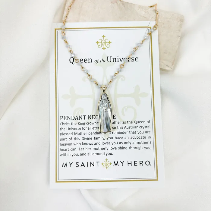 Necklaces My Saint My Hero Queen of the Universe Necklace