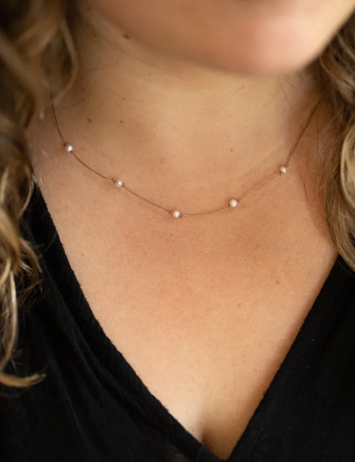 Necklaces SoulKu Pearl Celestial Necklace for Goddess