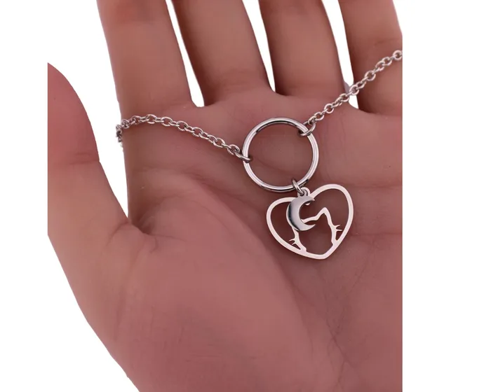 O Ring Kitten and Moon Captive Collars Rings
