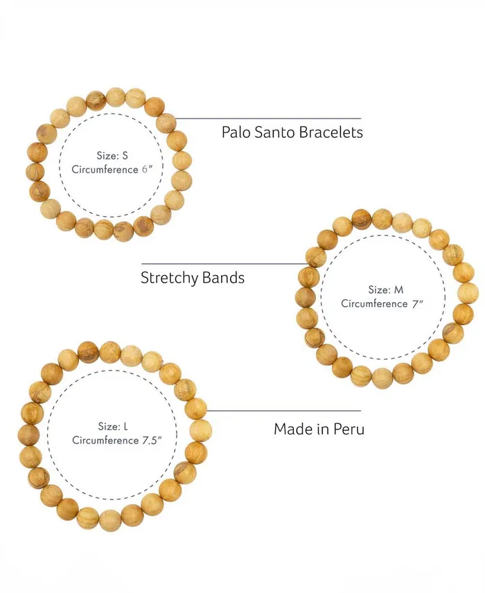 Palo Santo Bless Beads Bracelet Buddha Groove Bracelets