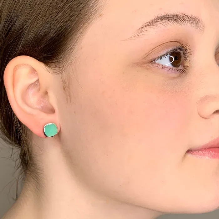 Q Evon PreStyled Sets Square Studs Gold