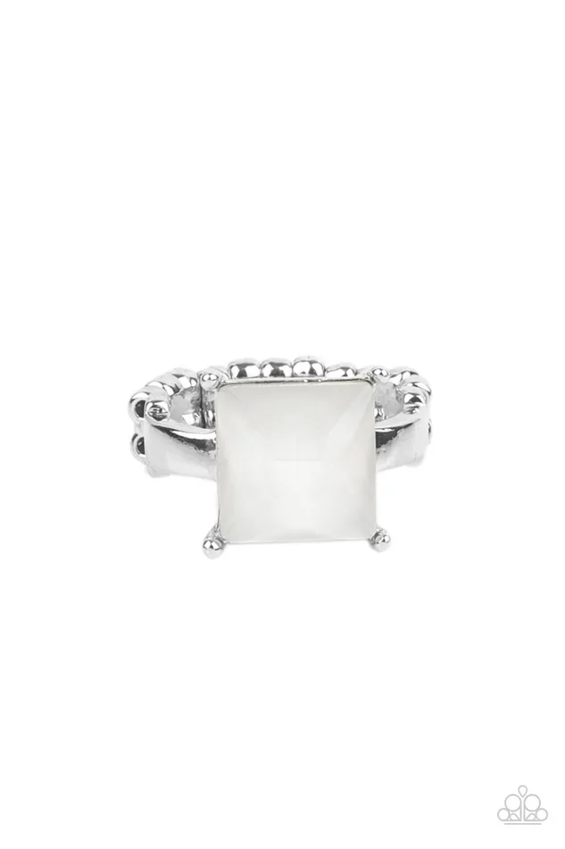 Rings All Eyes On U Jewelry Paparazzi Accessories Ready For My Coronation White Paparazzi Ring Rings All Eyes On U Jewelry Paparazzi Accessories Ready For My Coronation White Paparazzi Ring