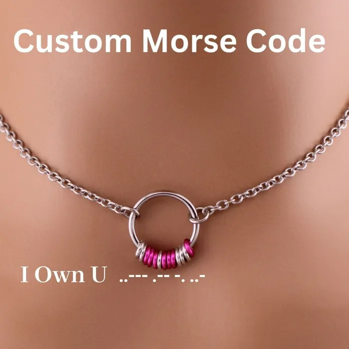 Rings Captive Collars Morse Code O Ring