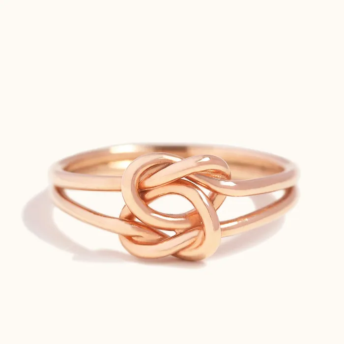 Rings LOULOUROSE Knotted Heart Deux Ring