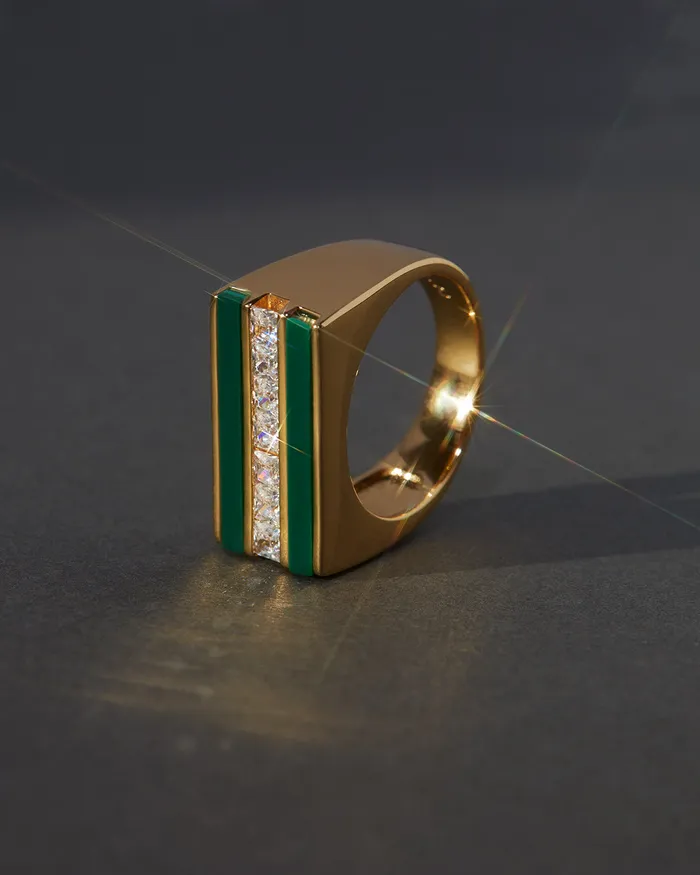 Rings Luv Aj Panini Ring Malachite Rings Luv Aj Panini Ring Malachite