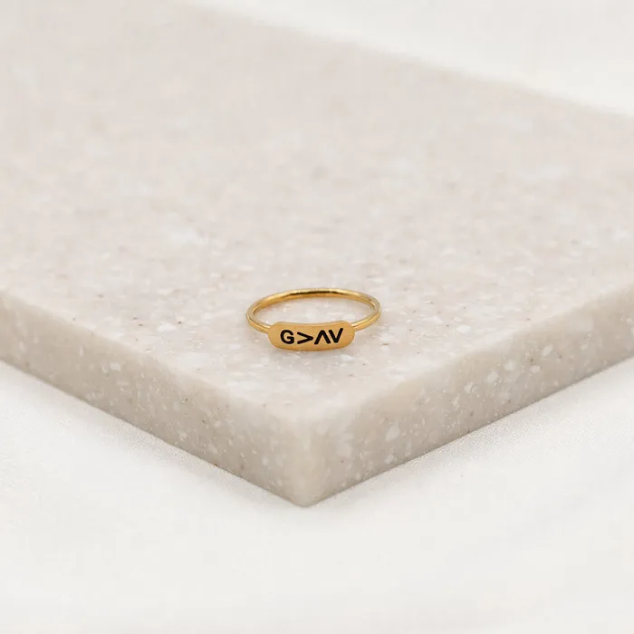 Rings My Saint My Hero God is Greater Ring