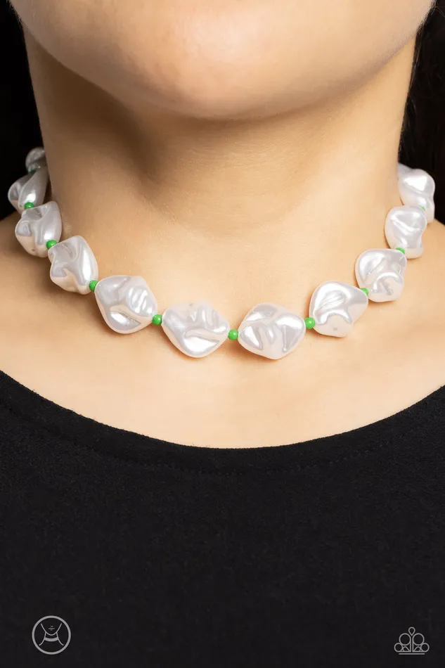 SHORE Enough Green Paparazzi Necklace All Eyes On U Jewelry Paparazzi Accessories Necklaces