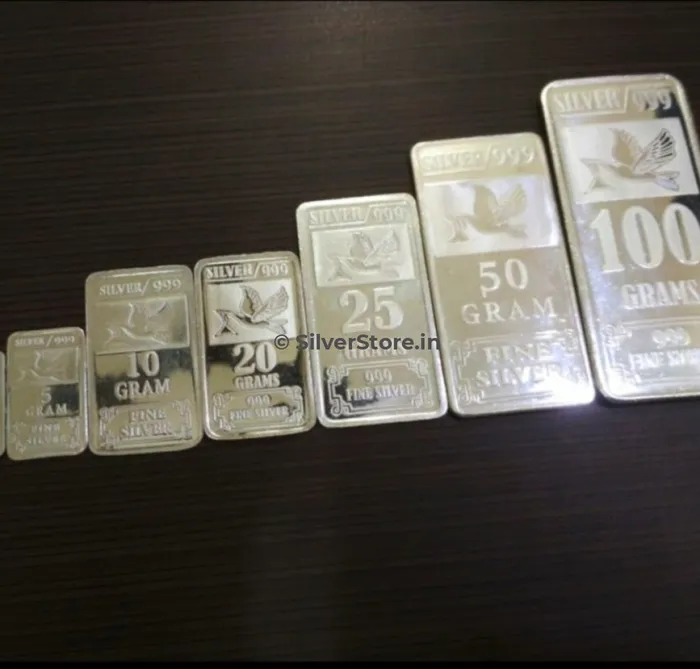 silversrorein Rings 999 Pure Silver Bar 999 Pure Silver