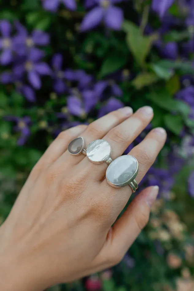 Small N Simple Jewelry Blue Opal Ring Size 75 Rings Small N Simple Jewelry Blue Opal Ring Size 75 Rings