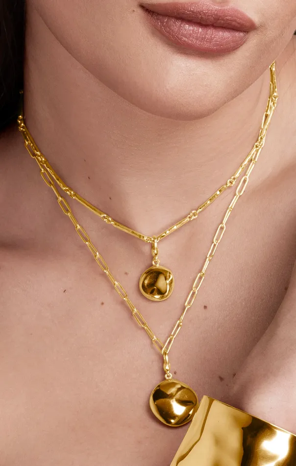 SOKO Necklaces Bahari Necklace Charm Mini Ellipse Link Necklace Set