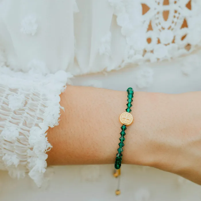 St Patricks Crystal Blessing Bracelet My Saint My Hero Bracelets