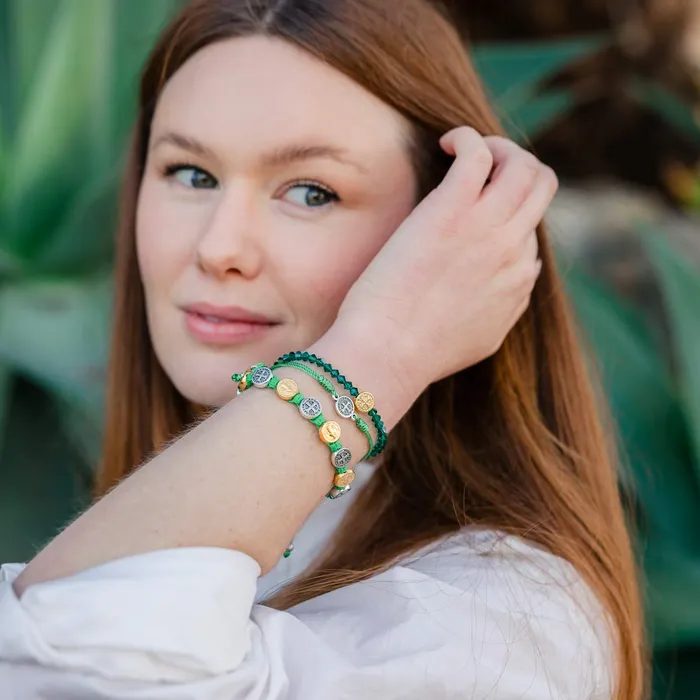St Patricks Crystal Blessing Bracelet My Saint My Hero Bracelets