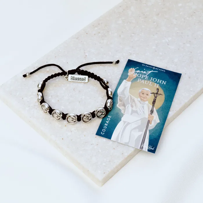 St Pope John Paul II Blessing Bracelet My Saint My Hero Bracelets