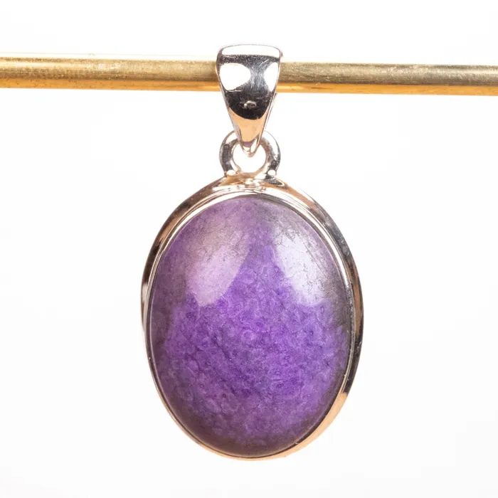 Sugilite Pendant 580 g 32x17mm 925 Silver InnerVision Crystals Necklaces