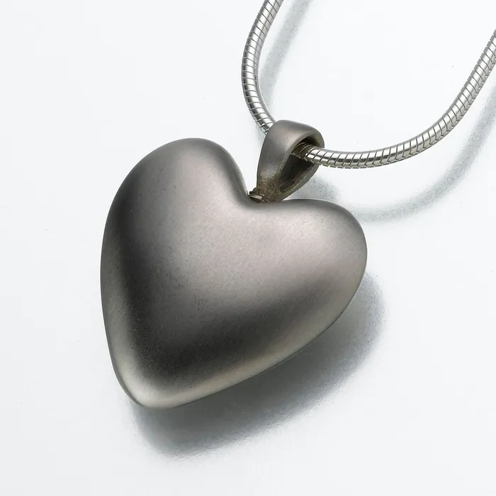 White Bronze Heart Pendant Madelyn Necklaces